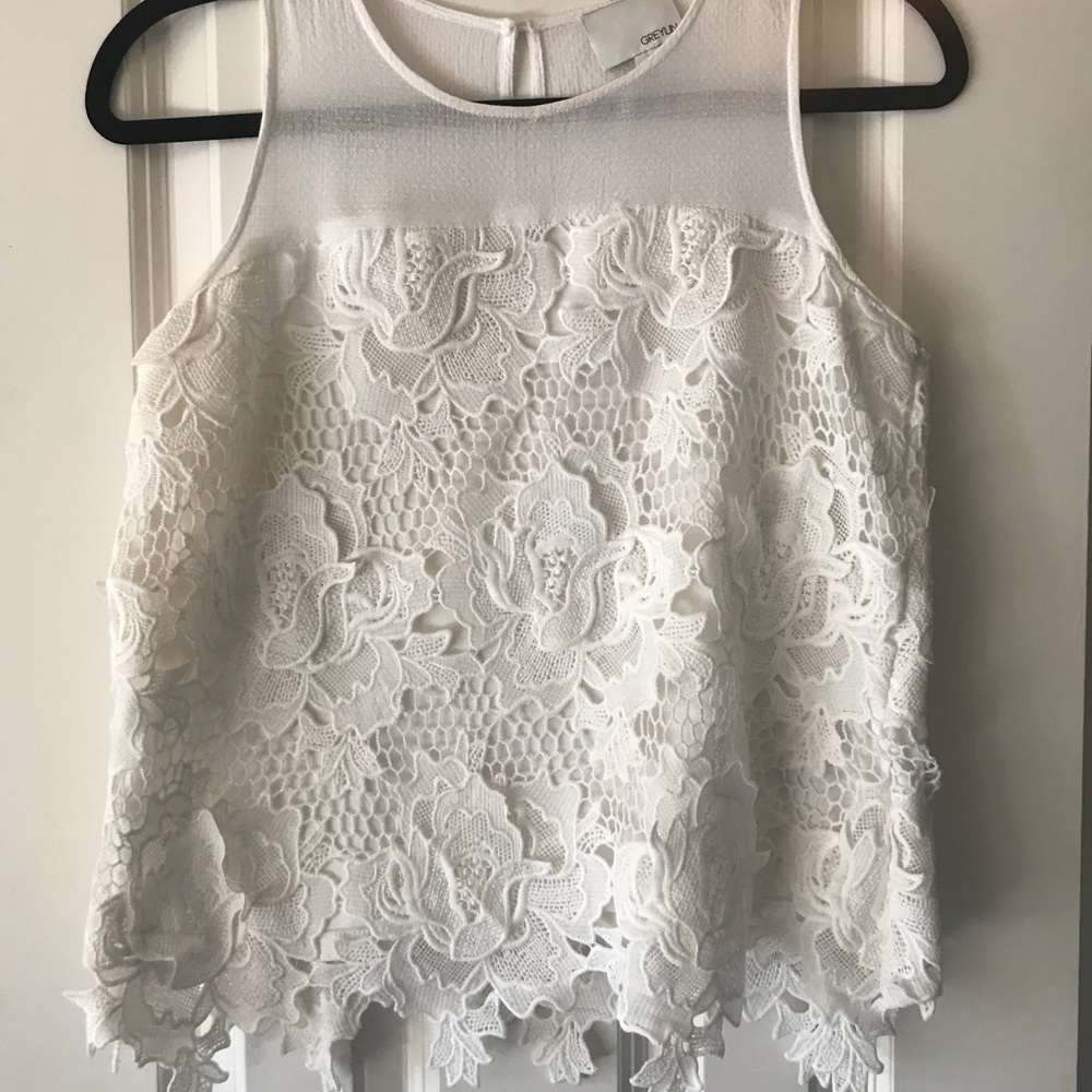 Greylyn from Anthropologie Small lace top